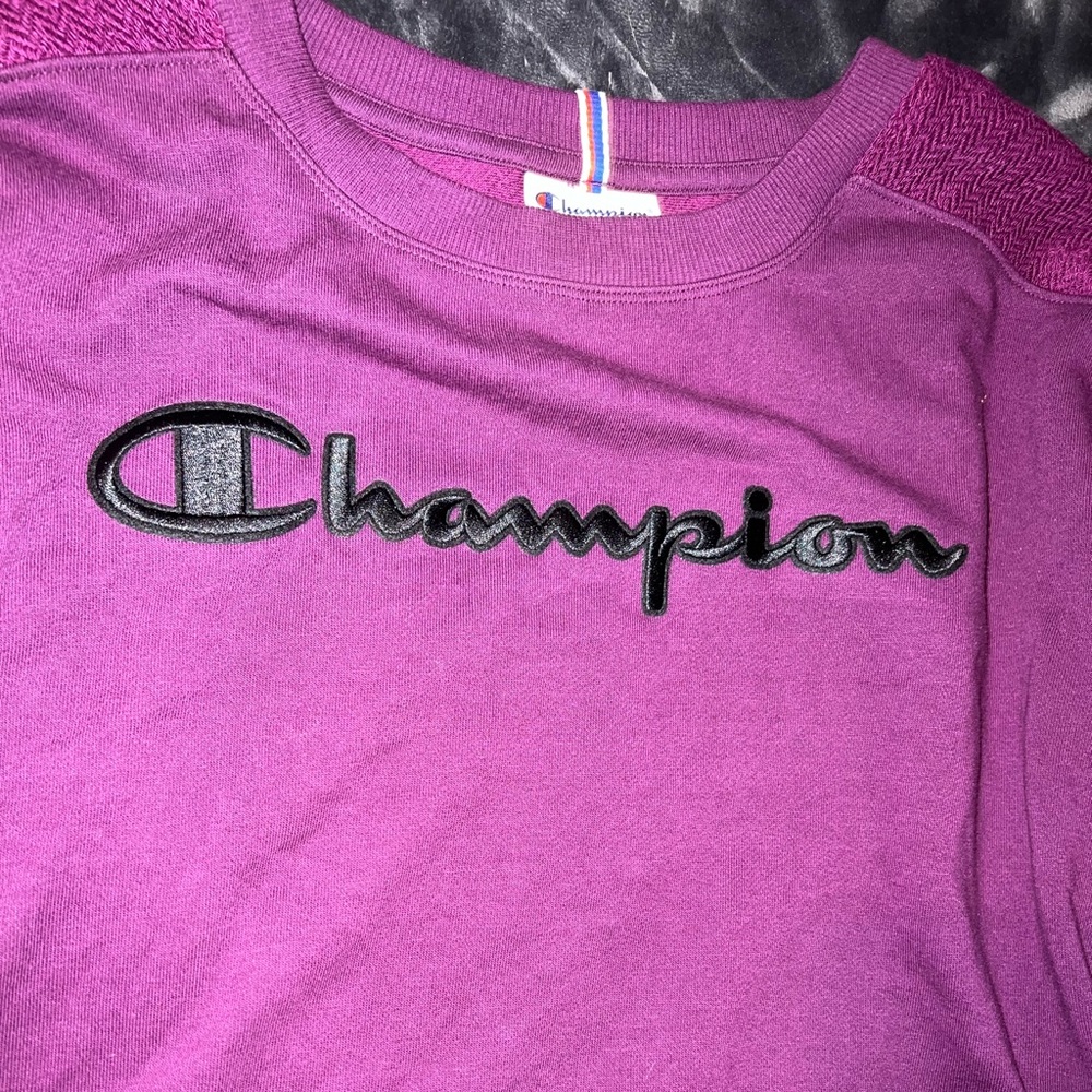 Champion Venetian Purple Plus Heritage Herringbone Sweatshirt Size 1X NWT - Picture 8 of 10